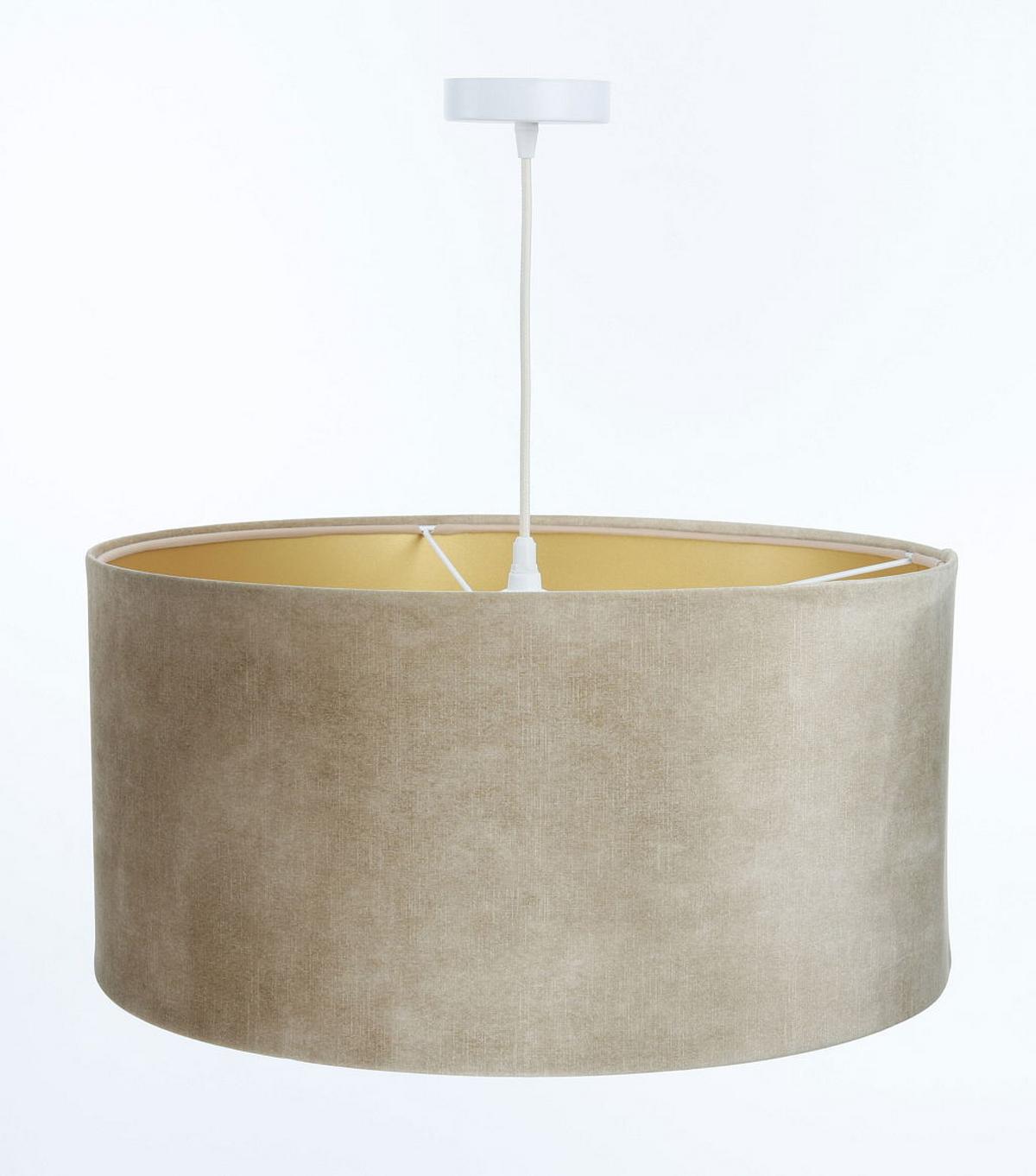 HÄNGELEUCHTE Gold 60/30 cm - Beige/Goldfarben, Kunststoff (60/0.8/30cm) - ONZENO