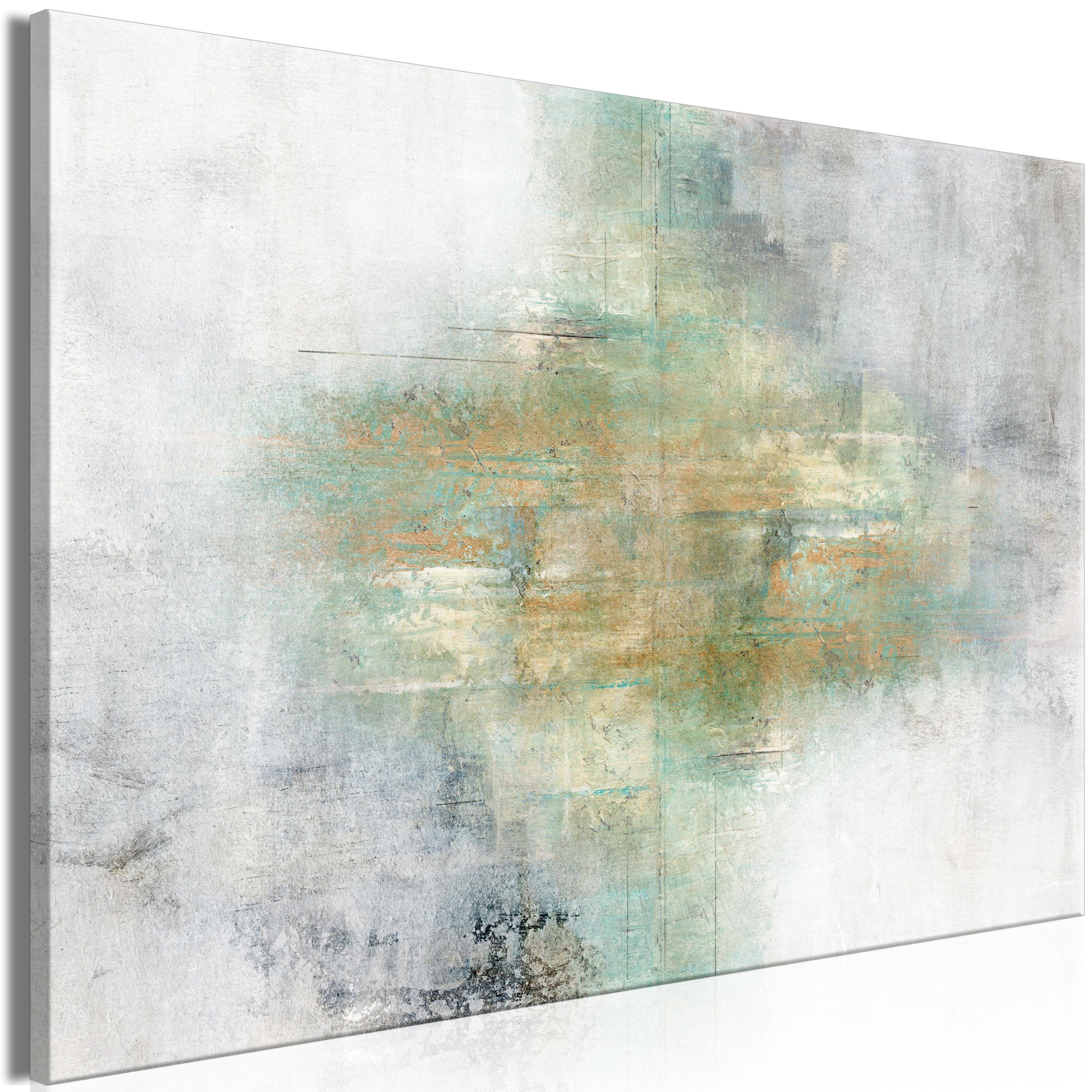 KUNSTDRUCK Grau 60/40 cm - Braun/Grau, Textil (60/40cm) - KUNSTLOFT