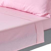BETTLAKEN ohne Gummizug, Ägyptische Baumwolle, Fadendichte 200 - Rosa, Textil (275/275cm) - Homescapes