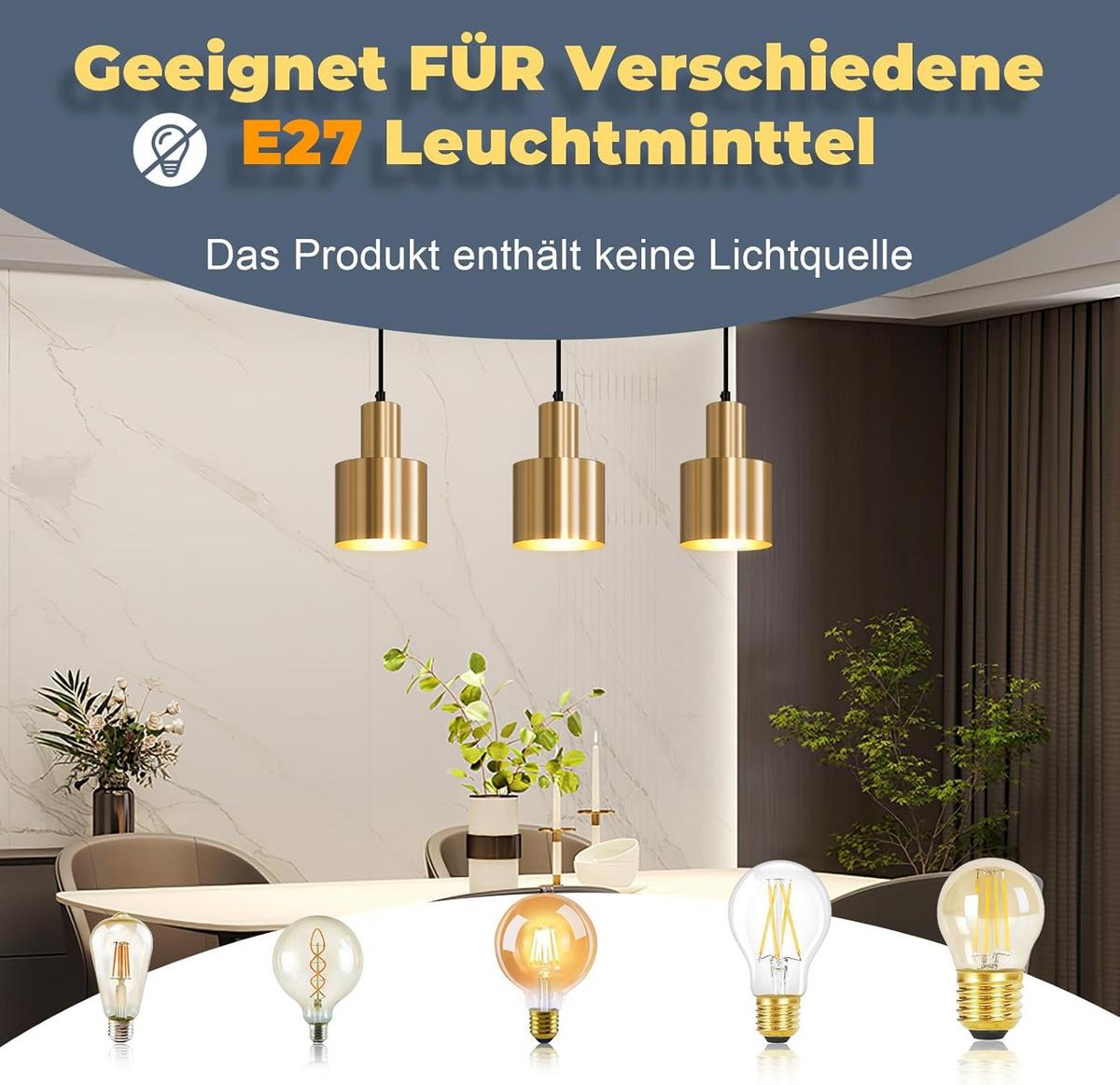 HÄNGELEUCHTE Dravf 65/12/143 cm - Goldfarben, Metall (65/12/143cm) - ZMH