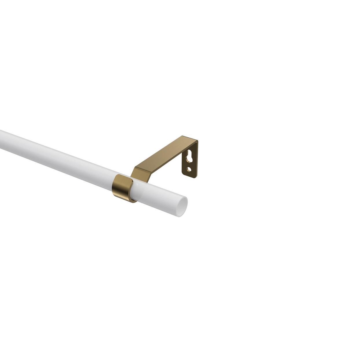 TRÄGER FÜR GARDINENSTANGEN 16 mm Ø, Olymp 1-läufig, Messing Antik - Bronzefarben, Metall (10/5.2/1.6cm) - INTERDECO