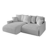 ECKSOFA Ottomane links ONESK-L -v1 216x177x72 Hellgrau Bouclé - Hellgrau, Holzwerkstoff/Kunststoff (216/177cm) - ALTDECOR