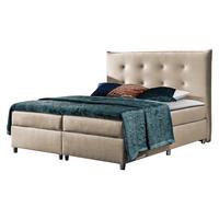 BOXBETT Prato - H3 - Beige, Holz (160/200cm) - MIRJAN24