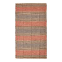 JUTETEPPICH Streifen-Muster 60/100 cm - Multicolor, Naturmaterialen (60/100cm) - Homescapes