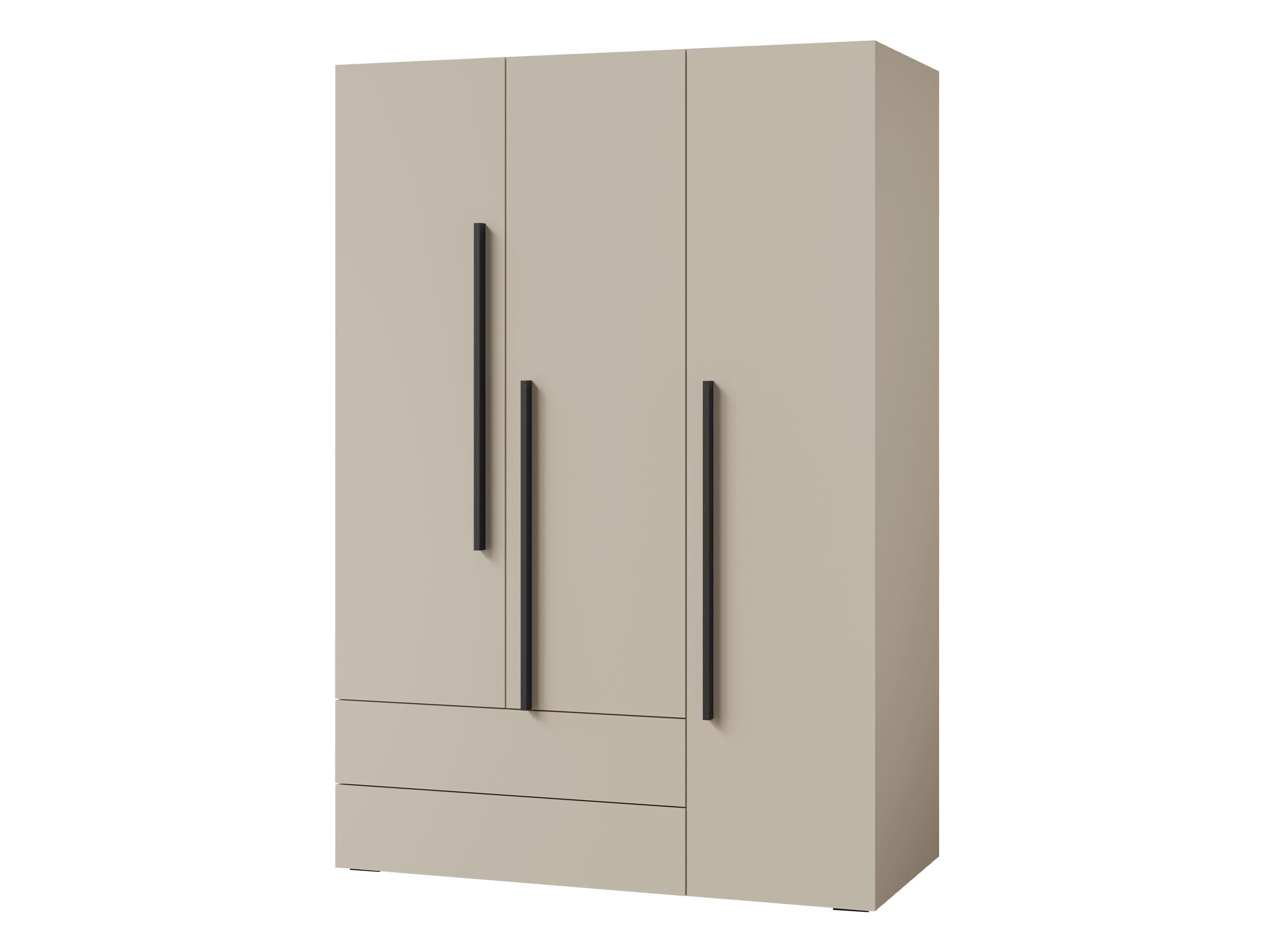 KLEIDERSCHRANK Lorin 3D2S LO01 - Kaschmir, Holzwerkstoff (135/195/60cm) - MIRJAN24