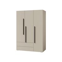KLEIDERSCHRANK Lorin 3D2S LO01 - Kaschmir, Holzwerkstoff (135/195/60cm) - MIRJAN24