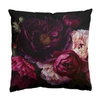 KISSENBEZUG Dunkle purpurne Blüten 40/40 cm - Violett, Textil (40/40cm) - Bilderwelten