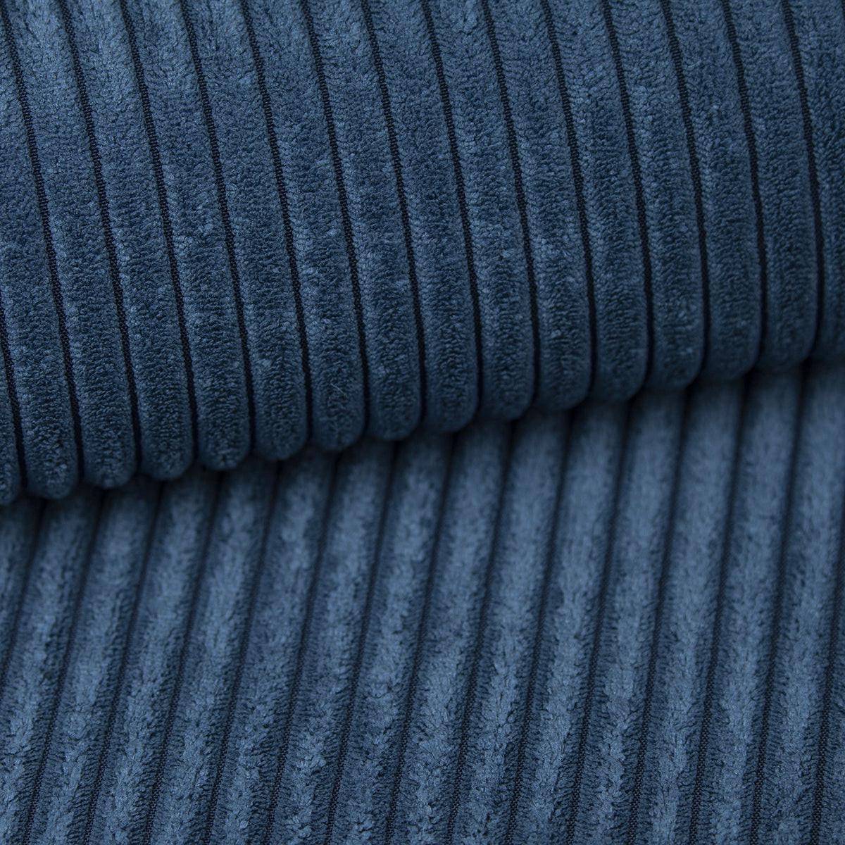 SOFA Jimmy 3 Sitzplätze Blau - Blau, Holz (245/77/148cm) - Petits-meubles
