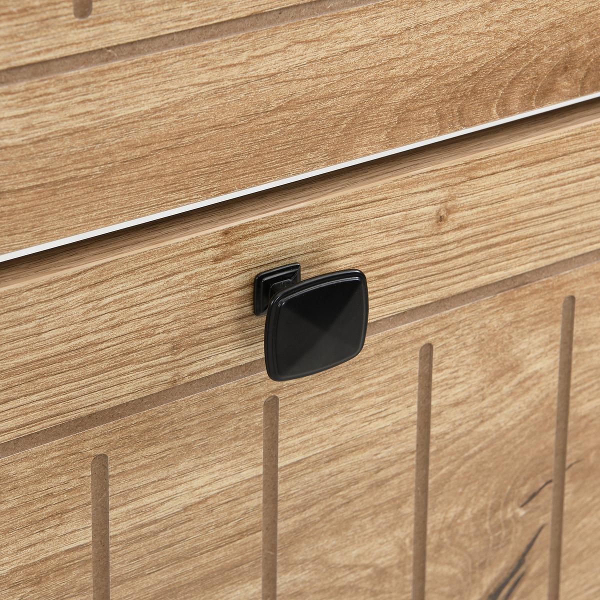 SCHUHKIPPER 110 cm in Holz-Optik - Naturfarben, Holzwerkstoff (110/138/24cm) - Urban Meuble