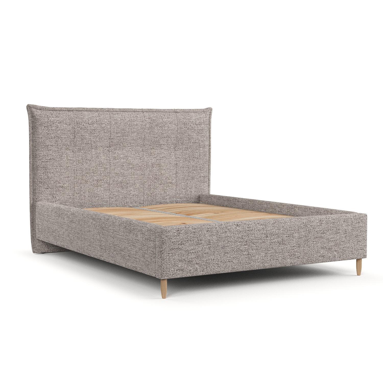 POLSTERBETT Plaza 160/200 cm Beige im Neve Stoff - Beige/Naturfarben, Holz/Holzwerkstoff (160/200cm) - AltaBeds