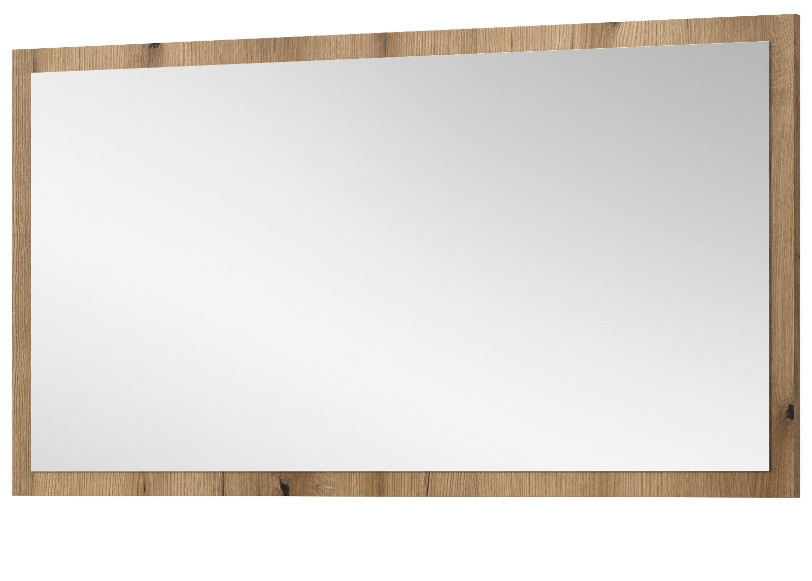 WANDSPIEGEL 106 x 55 cm, Garderobenspiegel mit Rahmen - Eiche Artisan, Glas/Holzwerkstoff (106/55/2cm) - Inn.Furn