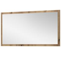 WANDSPIEGEL 106 x 55 cm, Garderobenspiegel mit Rahmen - Eiche Artisan, Glas/Holzwerkstoff (106/55/2cm) - Inn.Furn