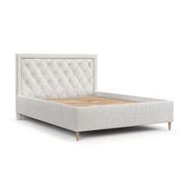 POLSTERBETT Lido 160/200 cm Creme im Neve Stoff - Creme/Naturfarben, Holz/Holzwerkstoff (160/200cm) - AltaBeds