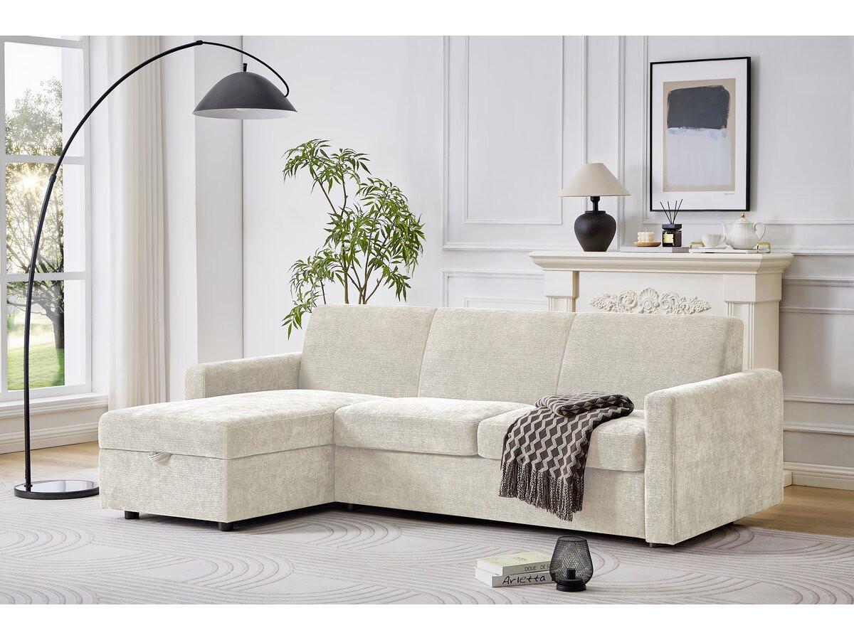 ECKSOFA celia beige - Beige, Textil (161/240cm) - Habitat Garten