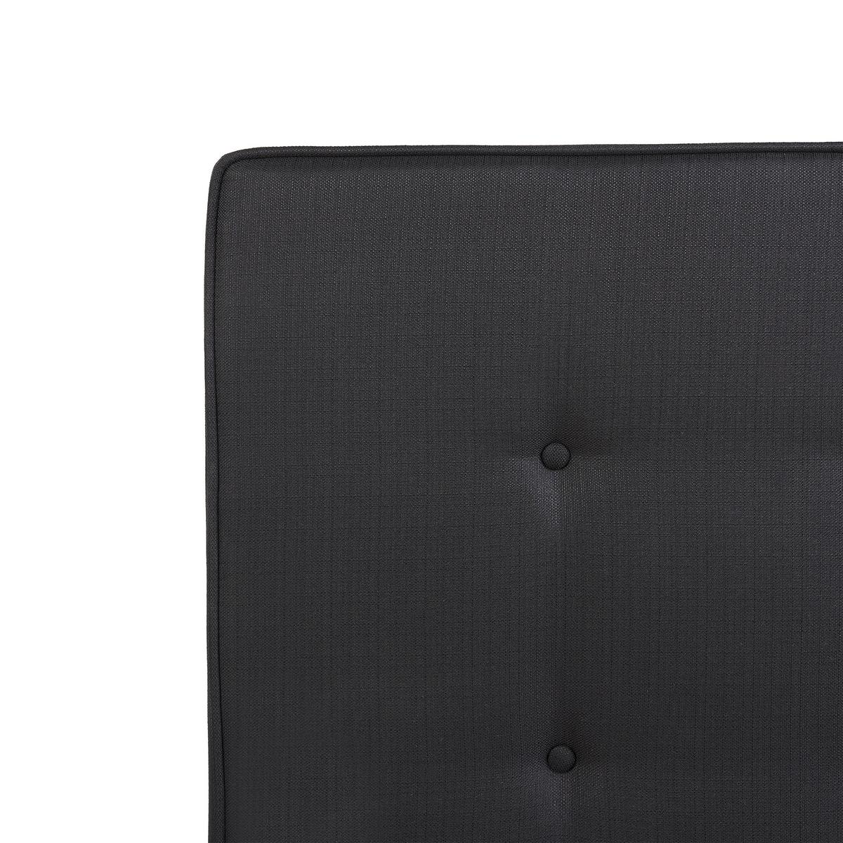 POLSTERBETT 140/200cm Schwarz Ambassador - Schwarz, Textil (140/200cm) - Beliani