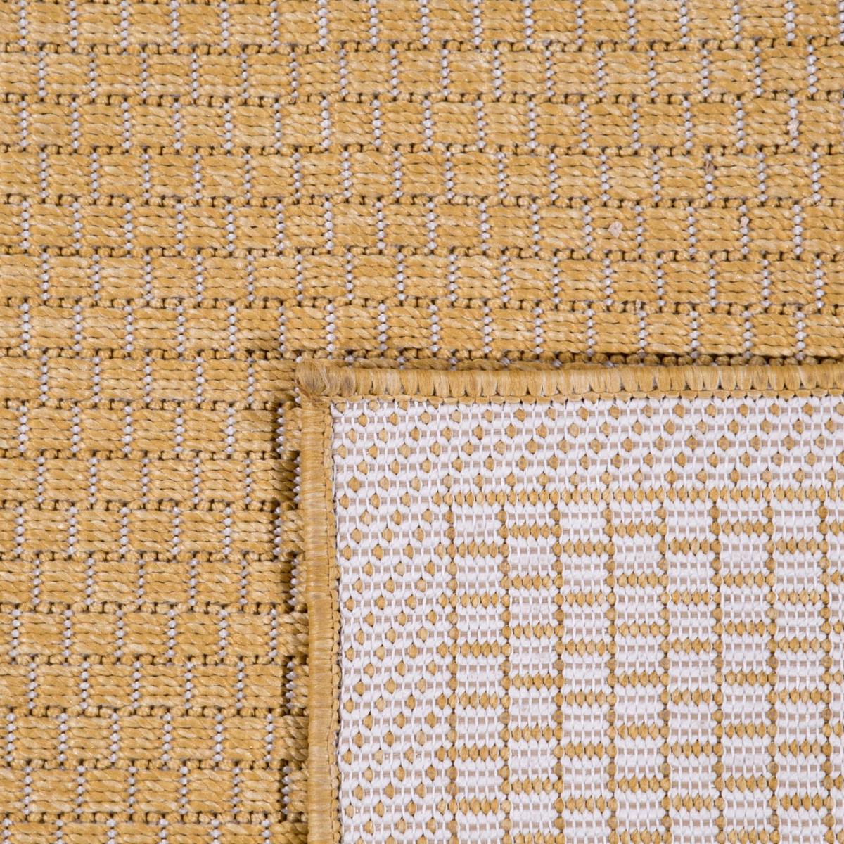 OUTDOORTEPPICH, in Naturoptik, aus Polypropylen, Senf, 160 x 220 cm - Gelb, Textil (220/160cm) - KADIMA DESIGN