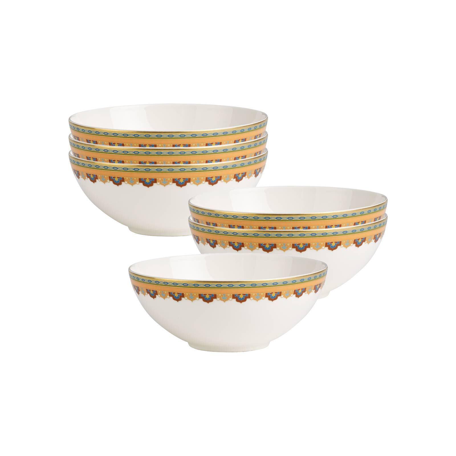 DESSERTSCHALEN Samarkand Mandarin bunt ø 13 cm 6er Set - Multicolor, Keramik (13cm) - Villeroy & Boch