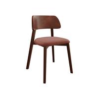 POLSTERSTUHL Dario, Holzfarbe: Nuss - Nussbaumfarben/Rosa, Holz/Textil (47/80/50cm) - MIRJAN24