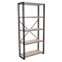 BÜCHERREGAL Beige - Beige, Holzwerkstoff (80/165/30cm) - MCW