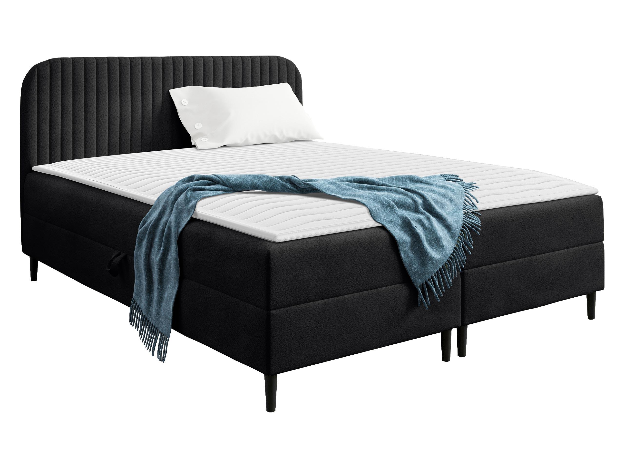 BOXBETT Box Best 1 - H3 - Schwarz, Holz/Holzwerkstoff (200/200cm) - MIRJAN24
