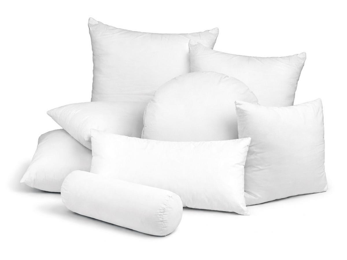 FEDERKISSEN Publik rund 80 cm Ø - Creme, Textil (80/80cm) - beties Heimtextil