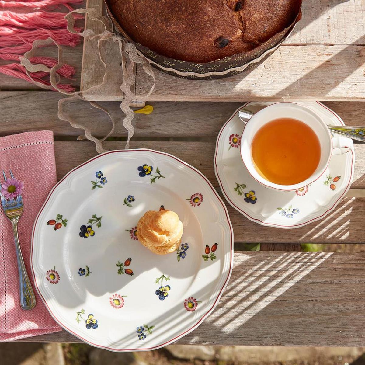 KAFFEESERVICE Petite Fleur bunt 20-tlg. - Multicolor, Keramik (2/2/2cm) - Villeroy & Boch