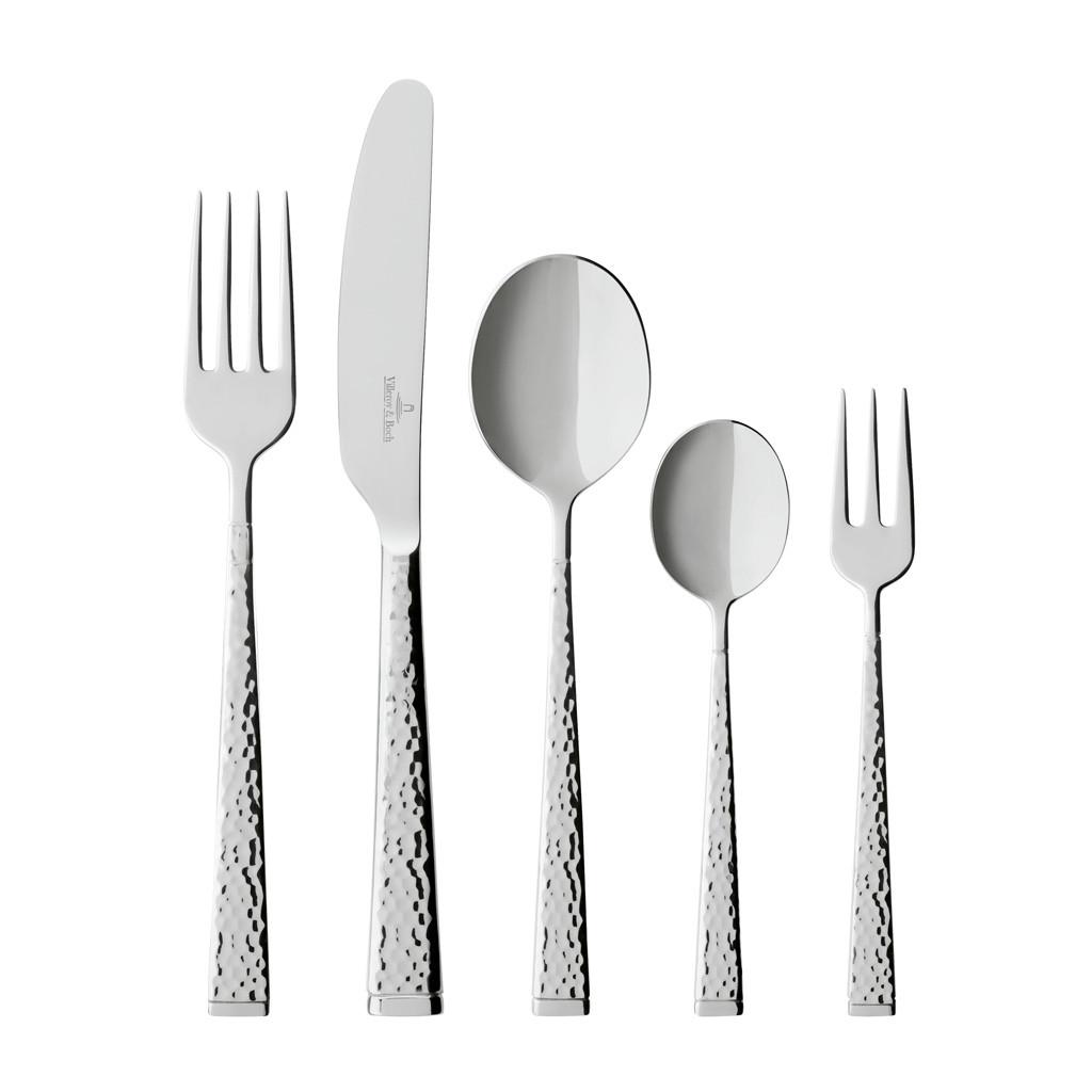 TAFELBESTECK Blacksmith silber 180-tlg. - Silberfarben, Metall - Villeroy & Boch