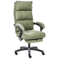 CHEFSESSEL Chenillegewebe Grün Eaton - Grün, Textil (50/114/66cm) - Beliani