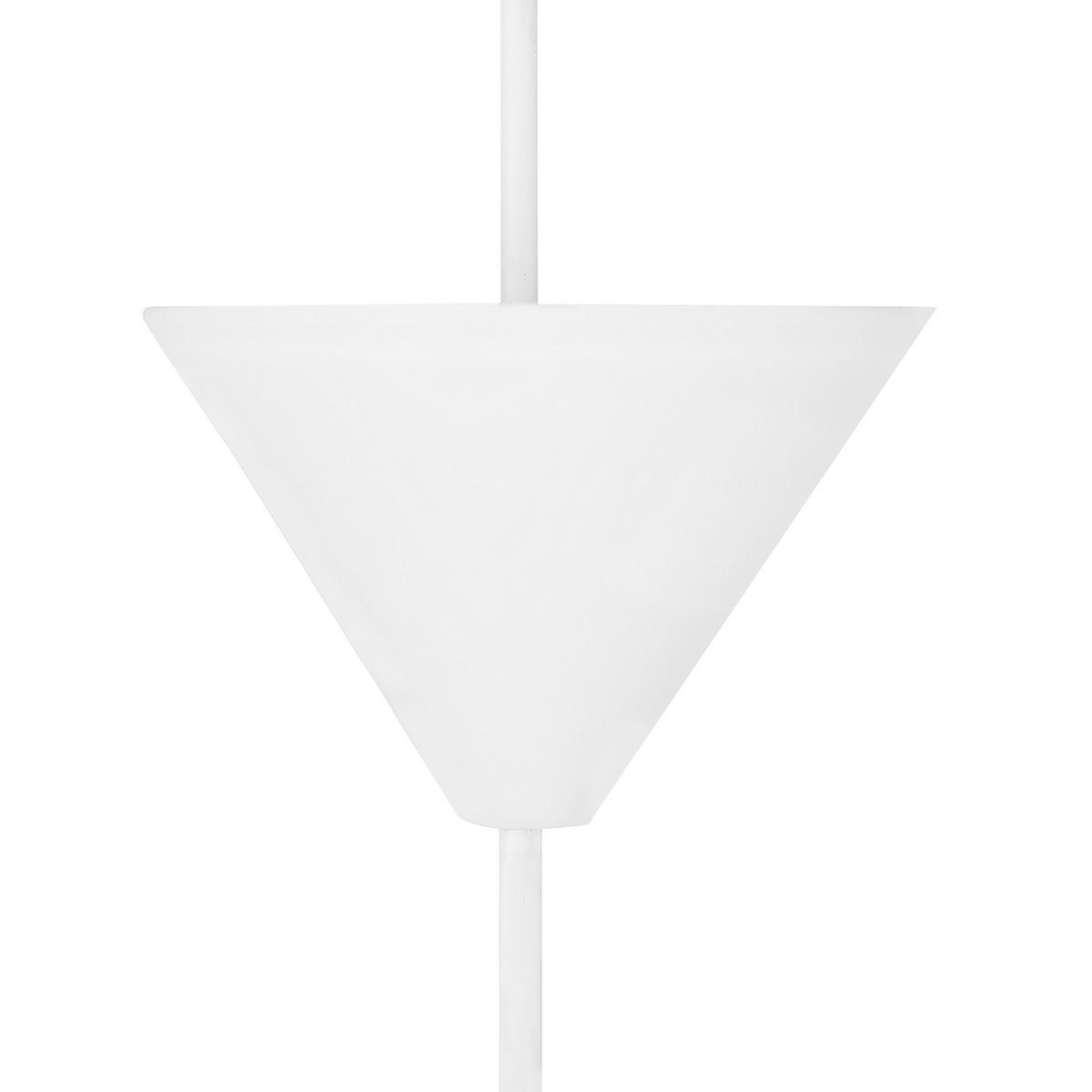 HÄNGELEUCHTE Drava 40/40/154 cm - Pink, Naturmaterialien (40/40/154cm) - Beliani