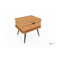 NACHTTICH LINA Wildeiche - Wildeiche, Holz (50/42/41cm) - byoak