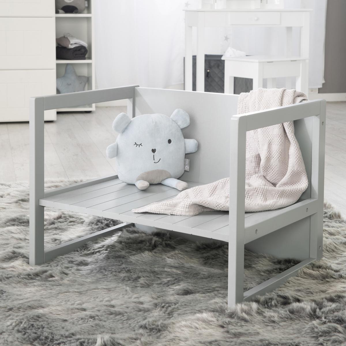 KINDERSITZGRUPPE - Grau, Holzwerkstoff (57/30/44cm) - Roba