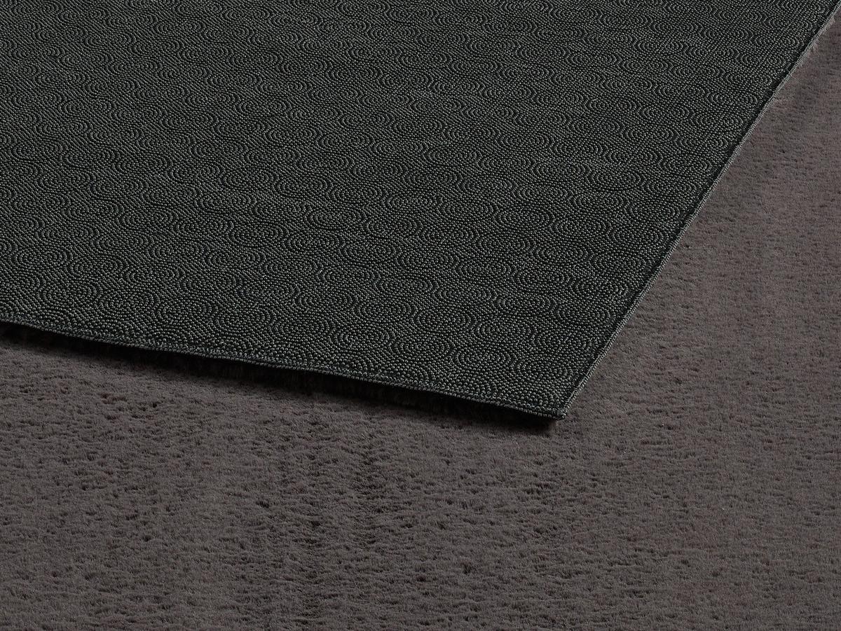 TEPPICHLÄUFER Antirutsch Uni RUTOR Polyester Anthrazit 80 x 150 cm - Anthrazit, Textil (80/150cm) - KADIMA DESIGN