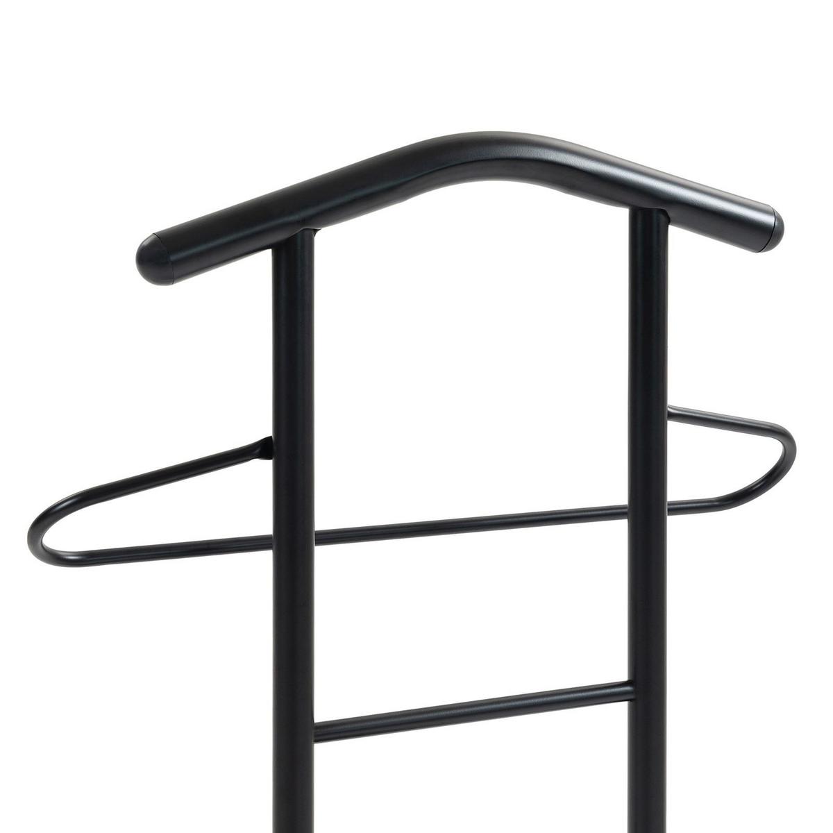 HERRENDIENER JIVO schwarz/braun - Schwarz/Braun, Metall (53/121/47cm) - CARO-Möbel