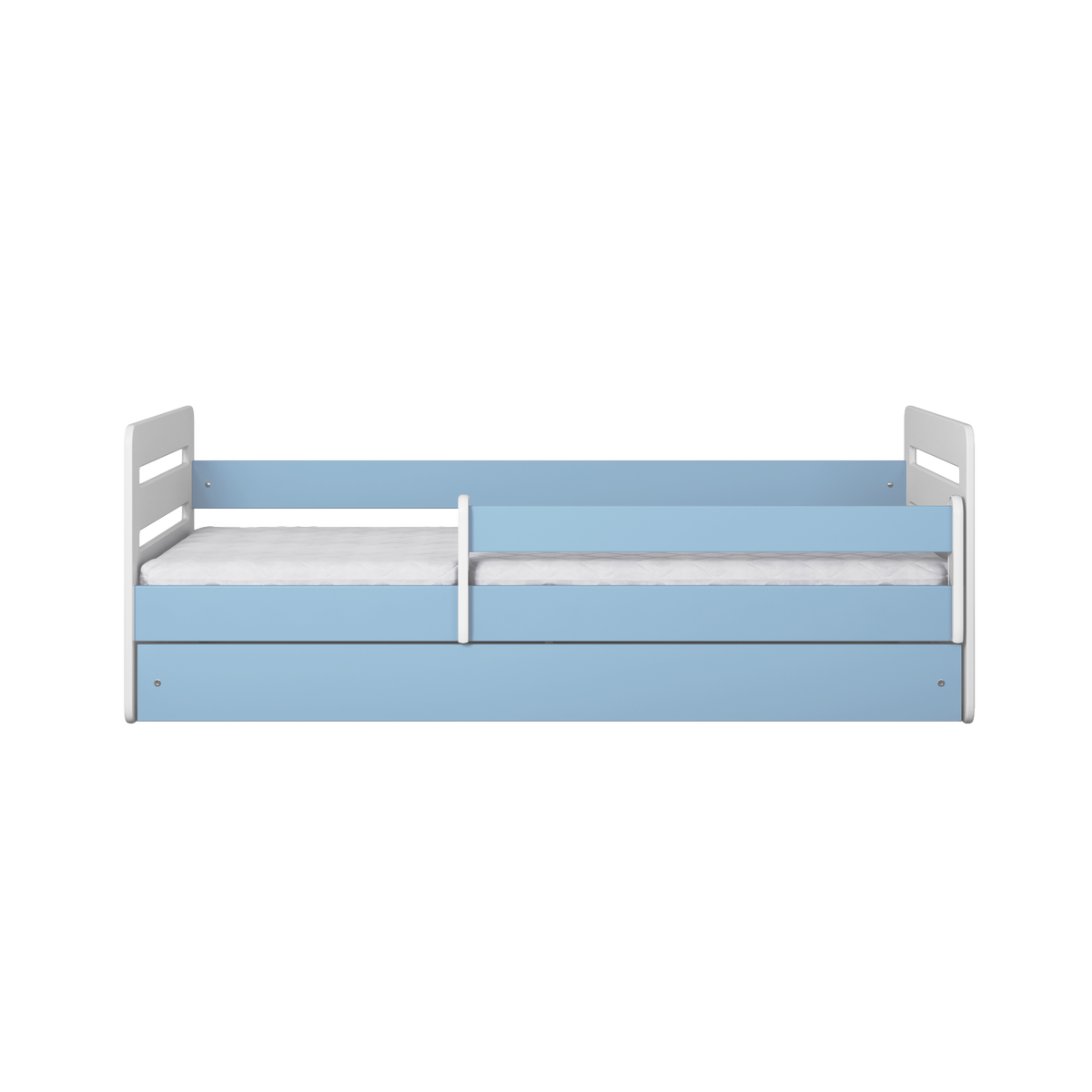 KINDERBETT Tomi mit Schublade ohne Matratze Blau 90/65/144 - Blau, Holzwerkstoff (80/140cm) - RAUMHIRSCH FURNITURE