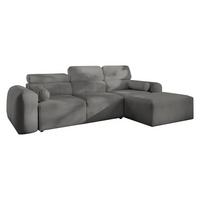 ECKSCHLAFSOFA Volare I, Seite: Rechts - Dunkelgrau, Holz/Textil (269/182cm) - MIRJAN24