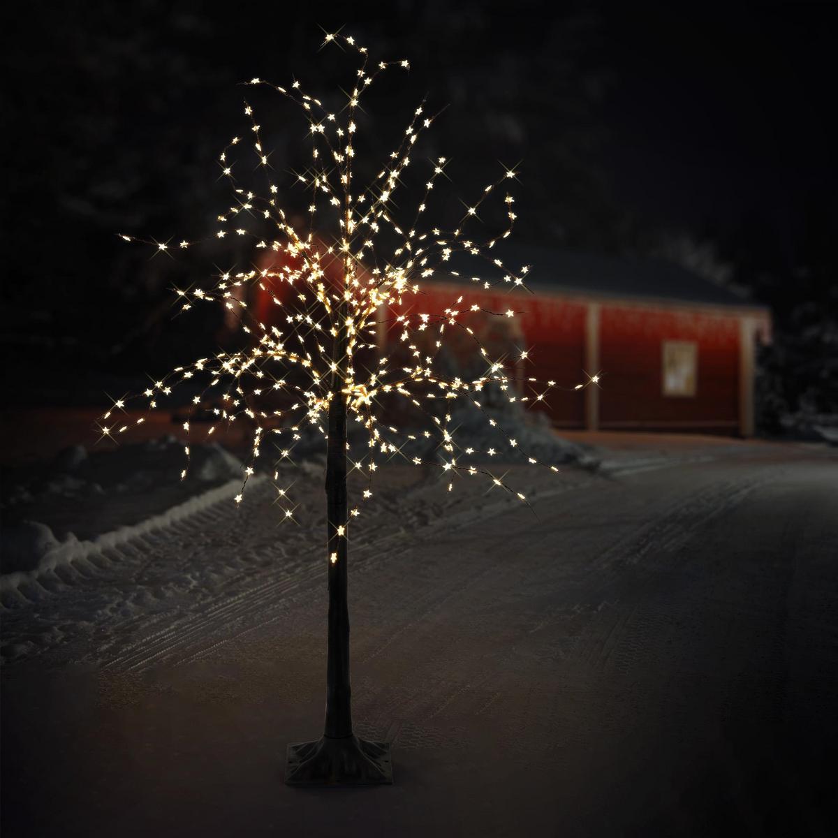 LICHTDEKORATION Weihnachtsbaum 150 cm - Schwarz, Metall (18/150cm) - Home Styling Collection