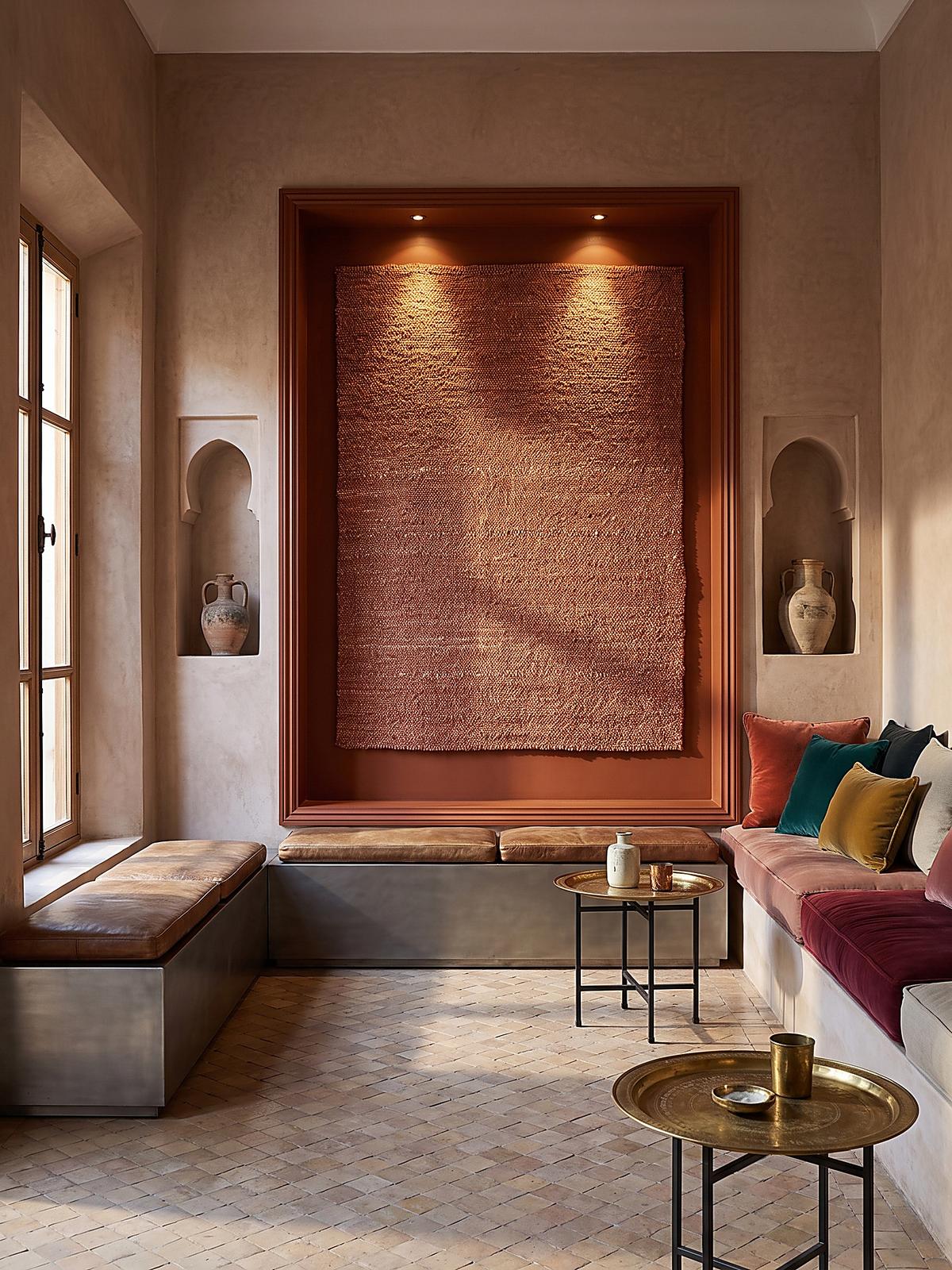 KURZFLORTEPPICH handgewebt GLAVEN, Bouclé-Struktur, Terrakotta, 200 x 290 cm - Orange, Textil (200/290cm) - KADIMA DESIGN