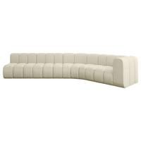 ECKSOFA modulares Sofa Karex-L2 - 399x194x70 cm Beige - Beige, Holzwerkstoff/Textil (399/194cm) - ALTDECOR