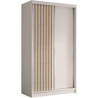 SCHWEBETÜRENSCHRANK Helios 120/216/61 kaschmir - Kaschmir, Holzwerkstoff (120/216/61cm) - Beautysofa