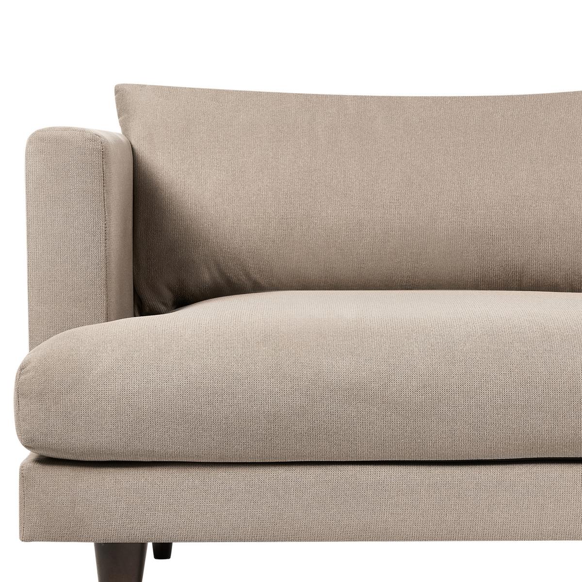3-SITZER-SOFA Stoff Hellbraun Jarpen - Hellbraun, Textil (214/72/93cm) - Beliani