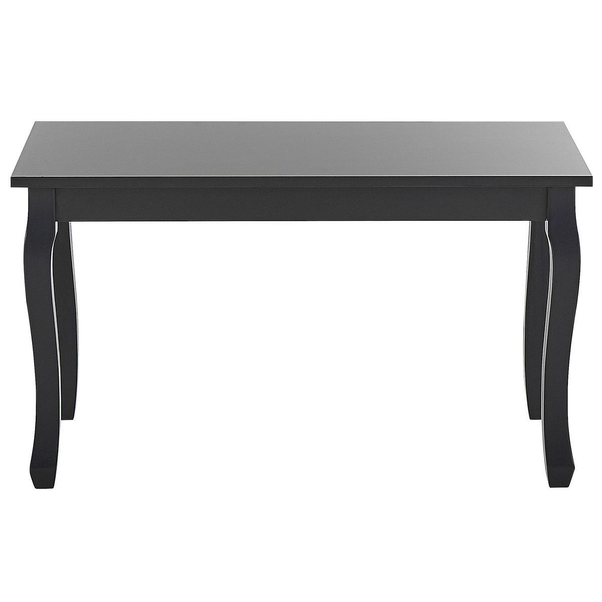 COUCHTISCH schwarz 80/40 cm Snook - Schwarz, Holzwerkstoff (40/80/46cm) - Beliani