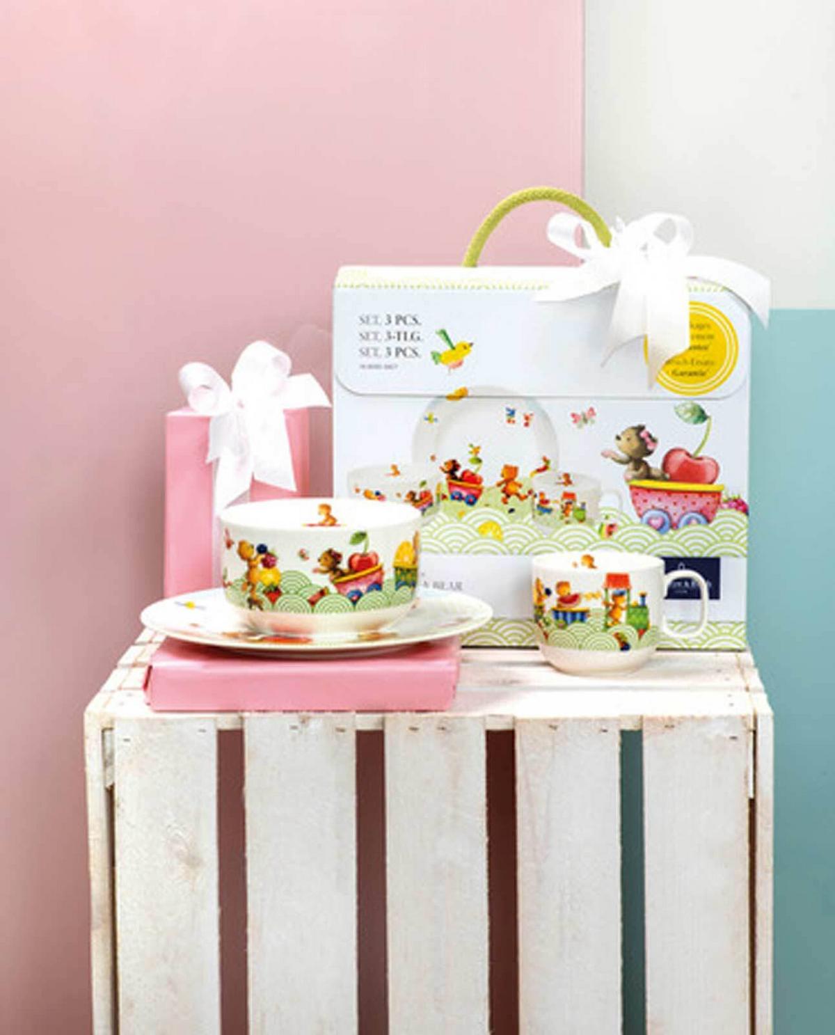 KINDERGESCHIRR Hungry as a Bear bunt - Multicolor, Keramik (2/2/2cm) - Villeroy & Boch