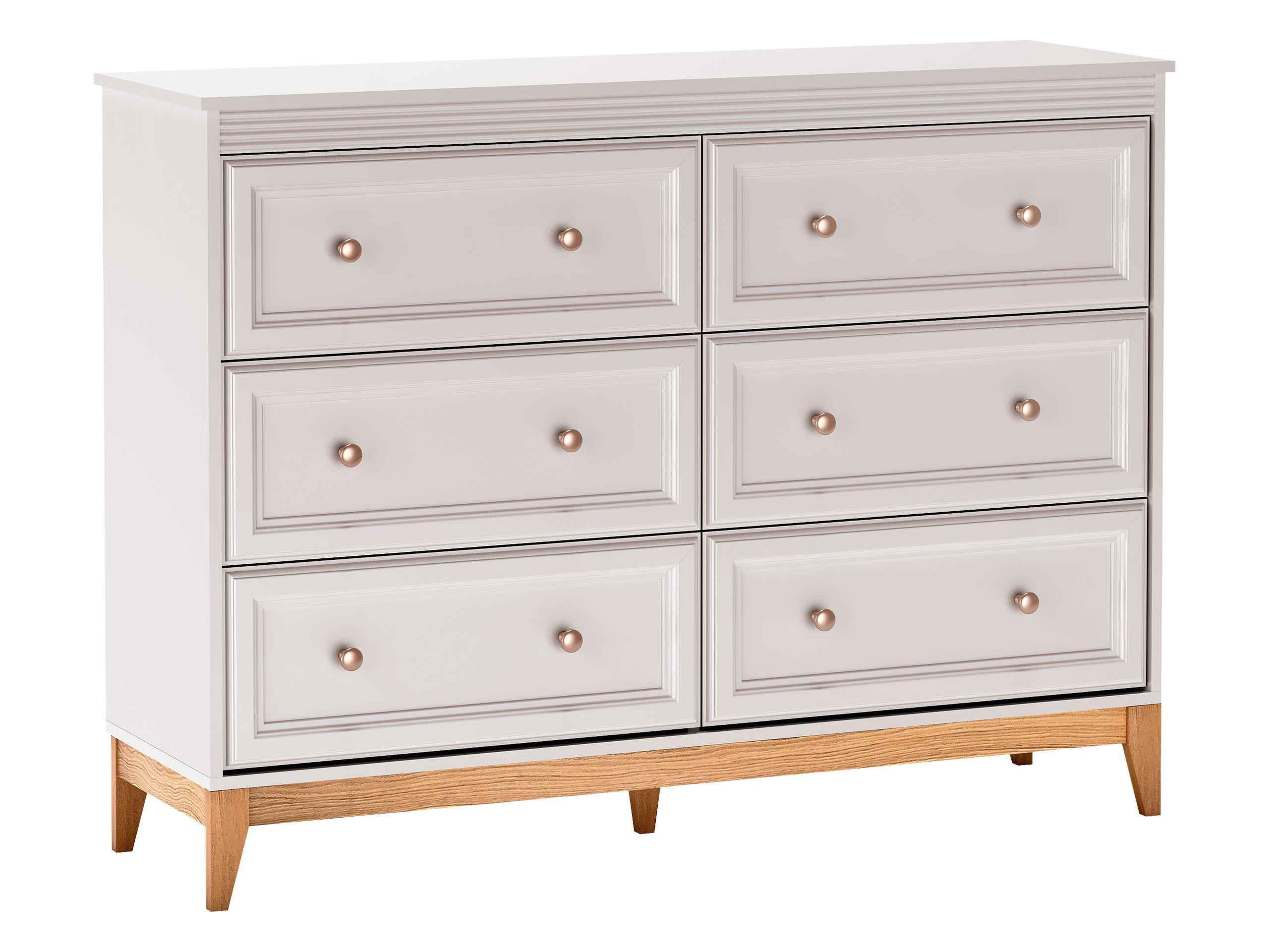 SCHUBLADENKOMMODE Windsor W-03 - Kaschmir/Eichefarben, Holz/Holzwerkstoff (136/100/41cm) - MIRJAN24