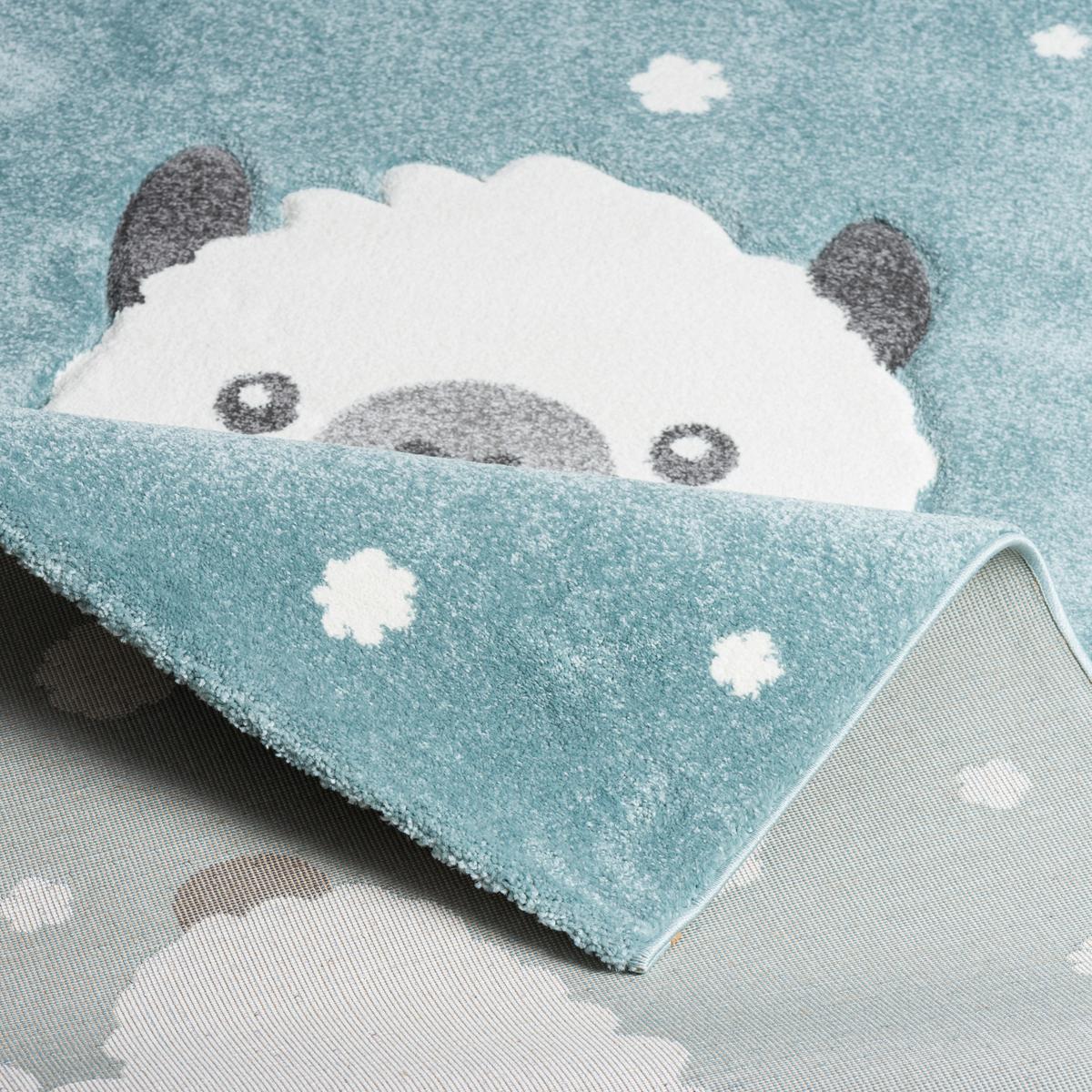 KINDER TEPPICH MAUI KIDS ALPAKA PASTELL - Blau, Textil (200/290cm) - Pergamon