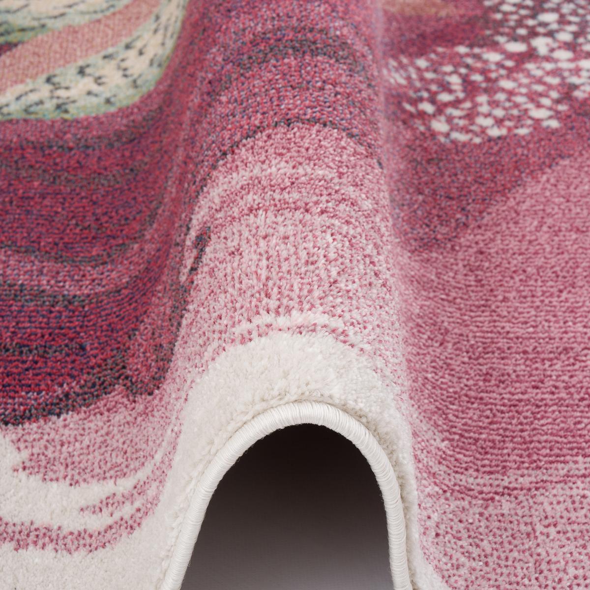 KINDER TEPPICH MAUI KIDS MEERJUNGFRAU - Rosa, Textil (80/150cm) - Pergamon