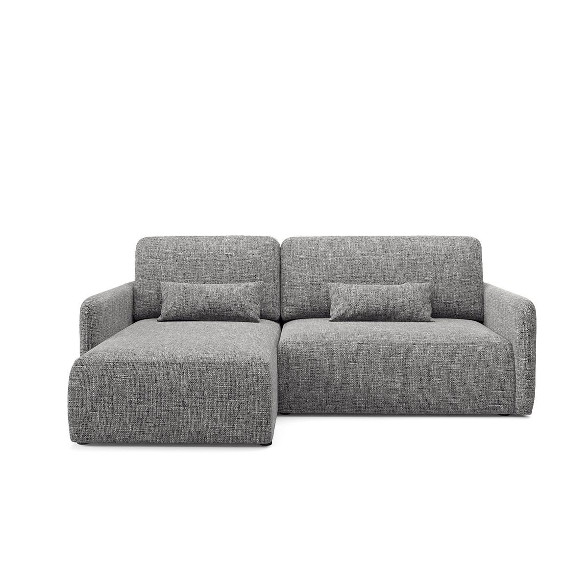 ECKSOFA Lazare 3 Sitzplätze Grau - Grau, Holz (217/148cm) - Petits-meubles