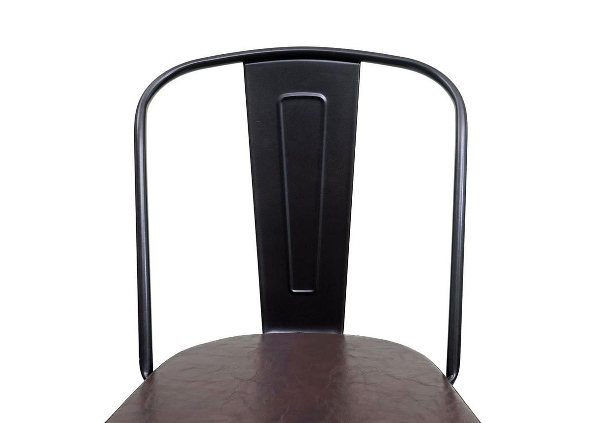 ESSZIMMERSTUHL H10E Braun 4er-Set - Braun, Metall (44/85/49cm) - MCW