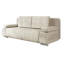 SCHLAFSOFA Emma Cord - Beige, Holz/Kunststoff (200/77/92cm) - MIRJAN24
