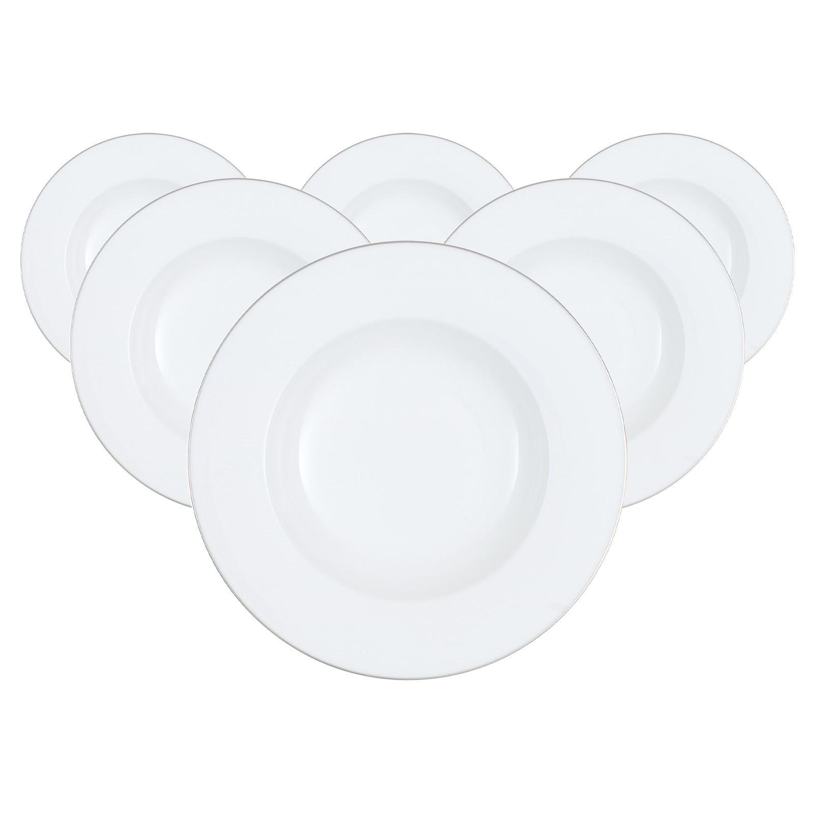 SUPPENTELLER Anmut Platinum No.1 weiß ø 24,8 cm - Weiß, Keramik (24.8cm) - Villeroy & Boch