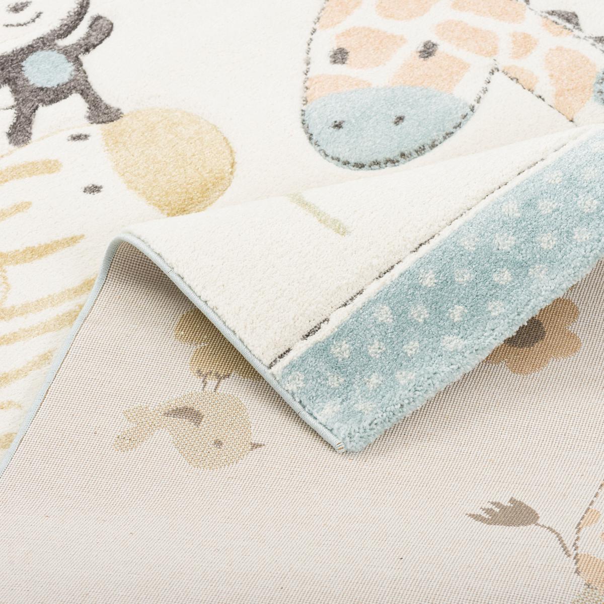 KINDER TEPPICH MAUI KIDS SAFARI TIERE - Multicolor, Textil (120/170cm) - Pergamon